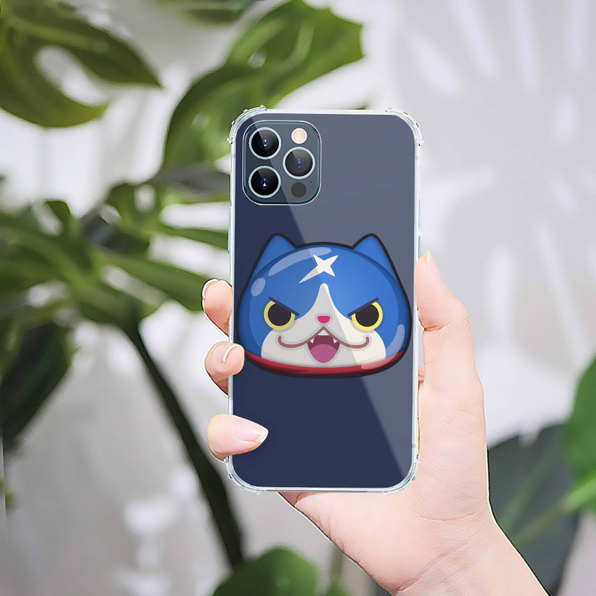 （画像用） 妖怪ウォッチ Yo-kai Watch 【iPhone 12シリーズ対応】透明スマホケース（クリアソフトケース）